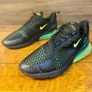 Nike Air Max 270 "Black Volt" PLEASE READ DESCRIPTION.